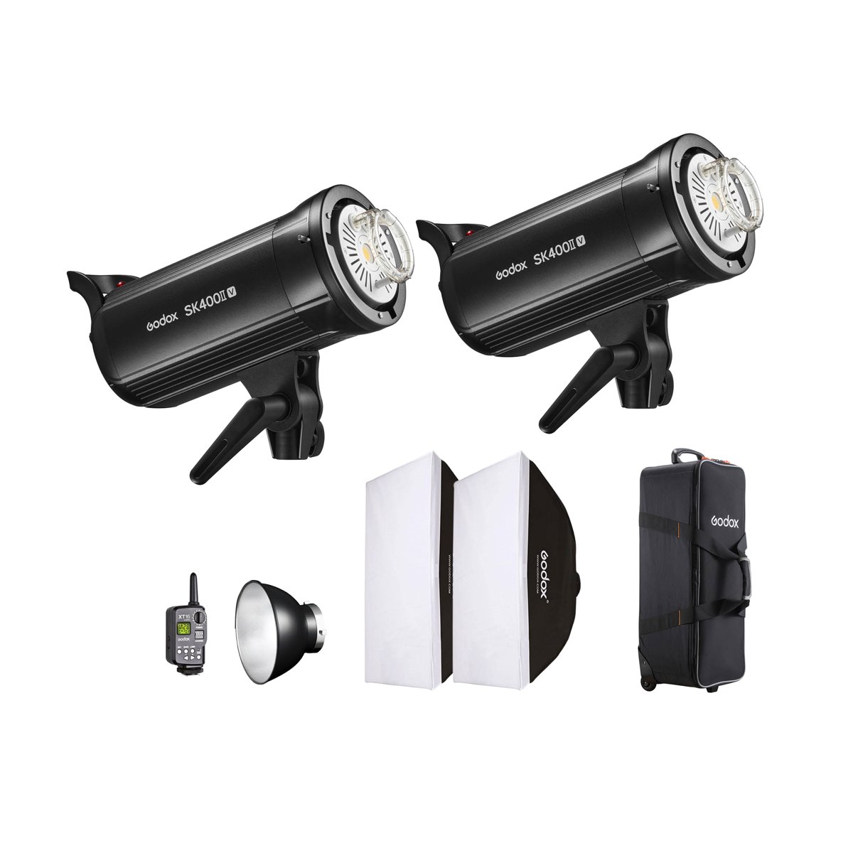 Godox SK400II-V Studio Flash Monolight (2-Light Kit)