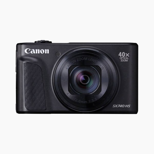 Canon PowerShot SX740 HS 20.3 Megapixel Compact Camera - Black thumbnail 2