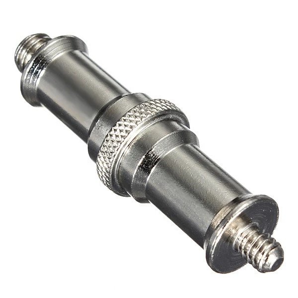 Spigot 1/4 3/8 Stud Male Adapter Camera Screw for Umbrella Flash Light Tripod image 1