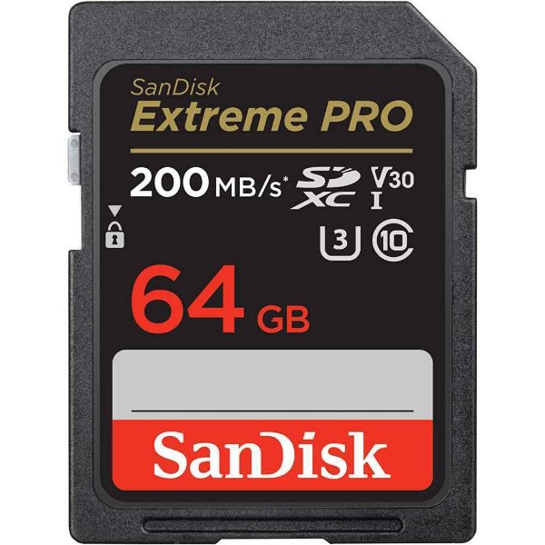 Sandisk Extreme Pro 64GB 200MB/s SDXC UHS-I V30 (SDSDXXU-064G) thumbnail 2