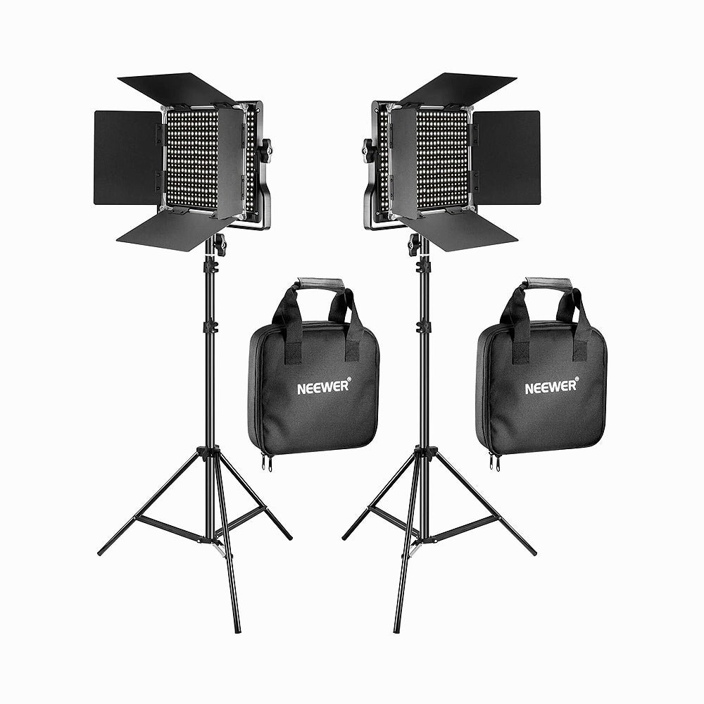 Neewer Bi-Color Video LED 2-Light Kit with Stands(NL660)
