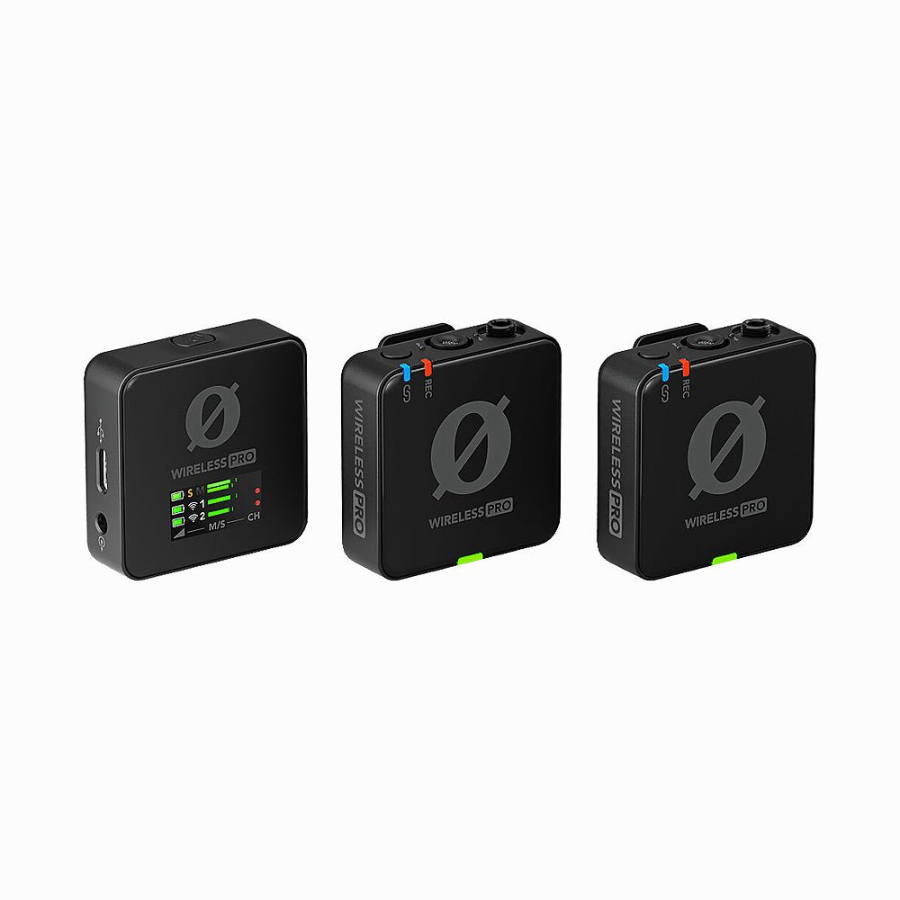 RODE Wireless PRO 2-Person Clip-On Wireless Microphone System/Recorder with Lavaliers (2.4 GHz)
