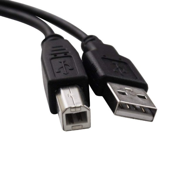USB-B to USB-A Printer Cable image 1