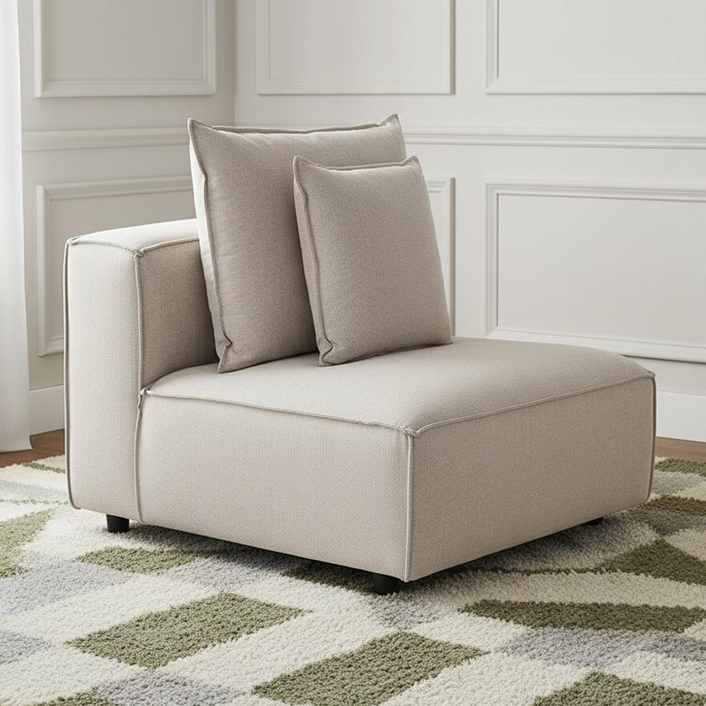 Cara 1-Seater Armless Sofa image 1