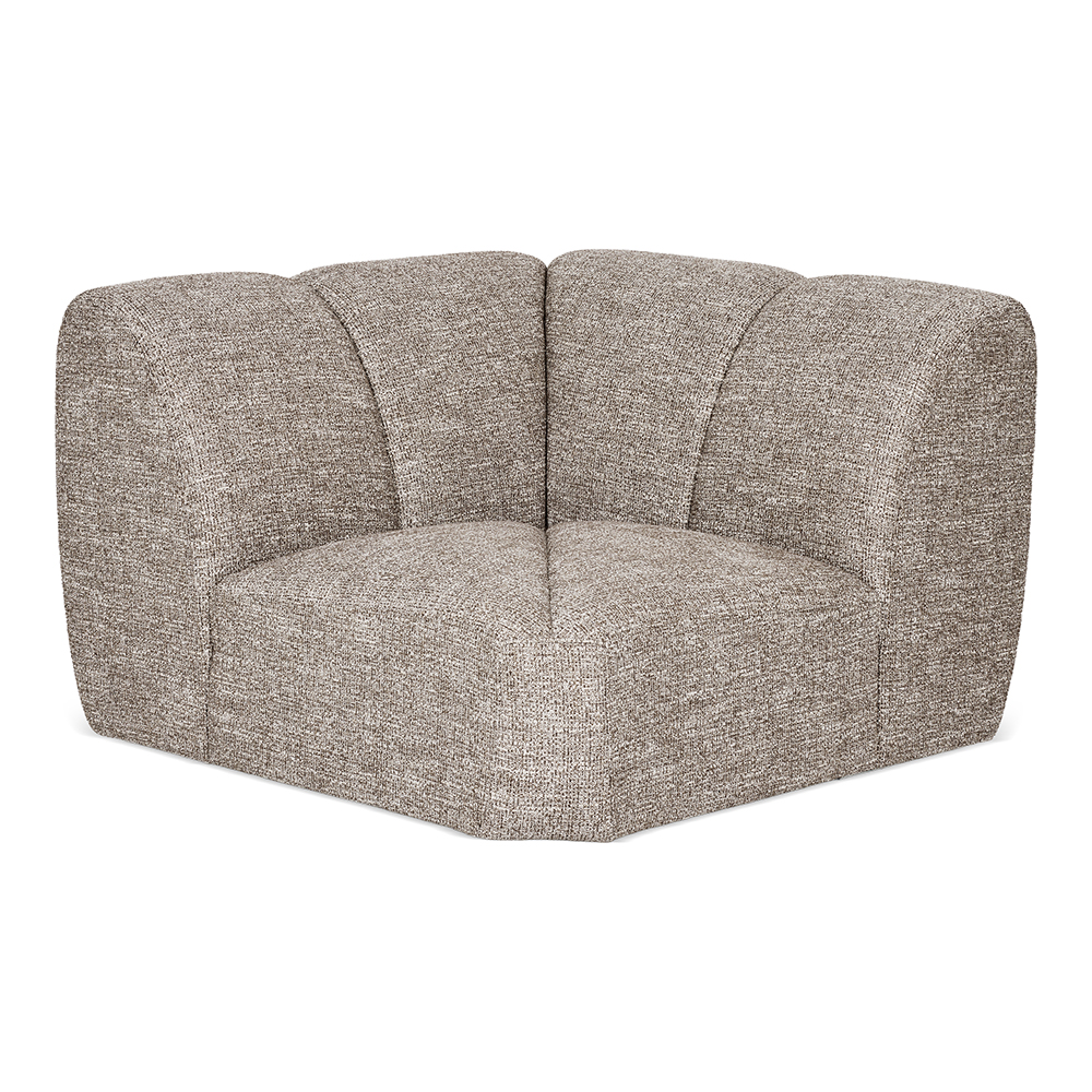  1-Seater Corner Sofa, Grey thumbnail 2