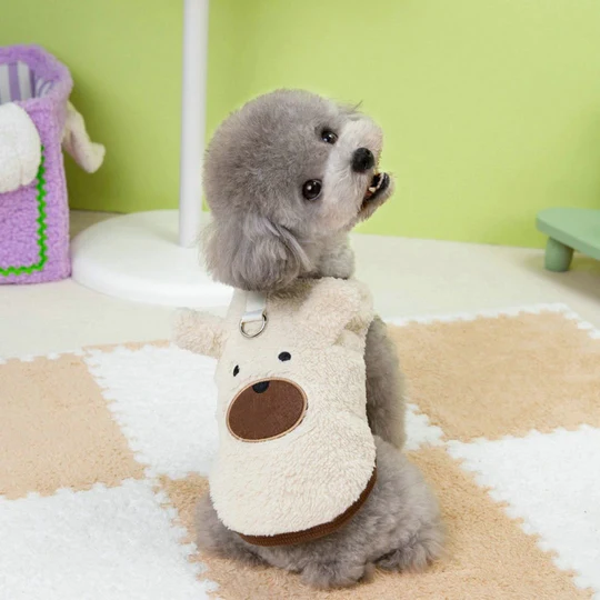 Pets Cool Warm Bear Shape Cat image 1