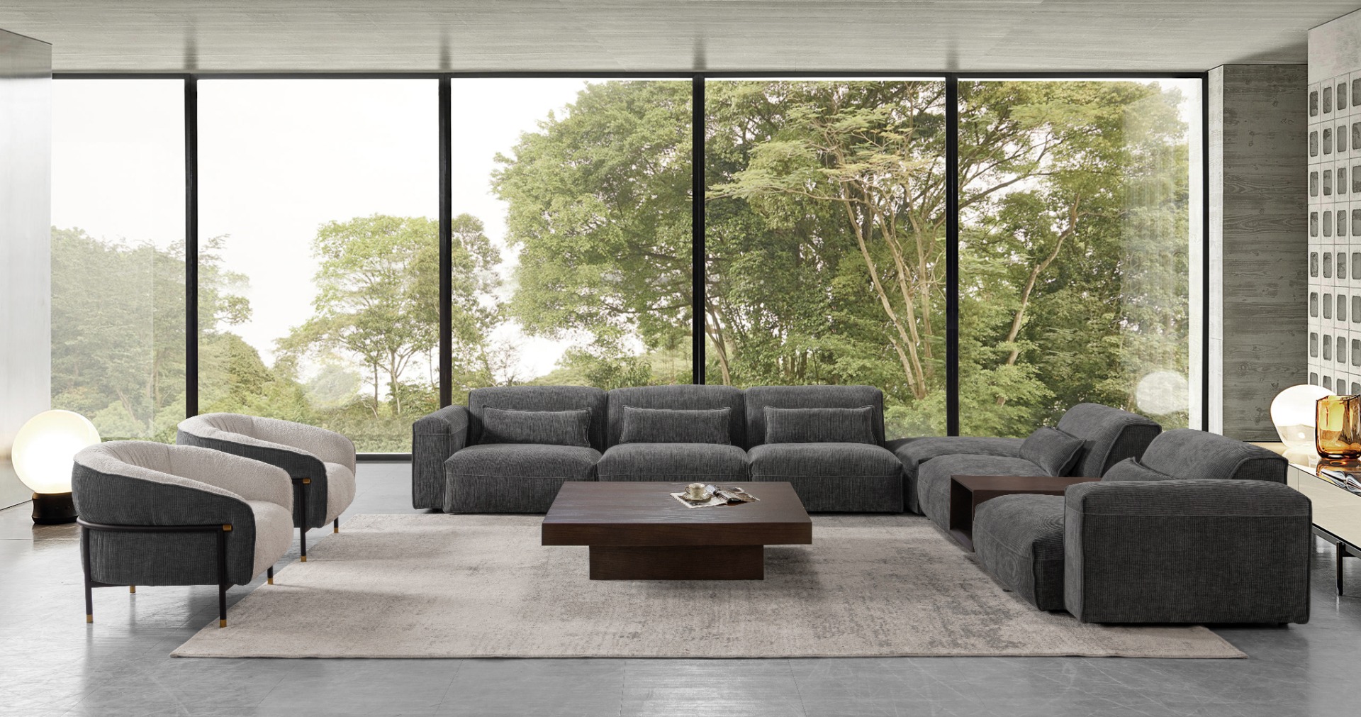 Dawson 1-Seater No-Arm Sofa thumbnail 2