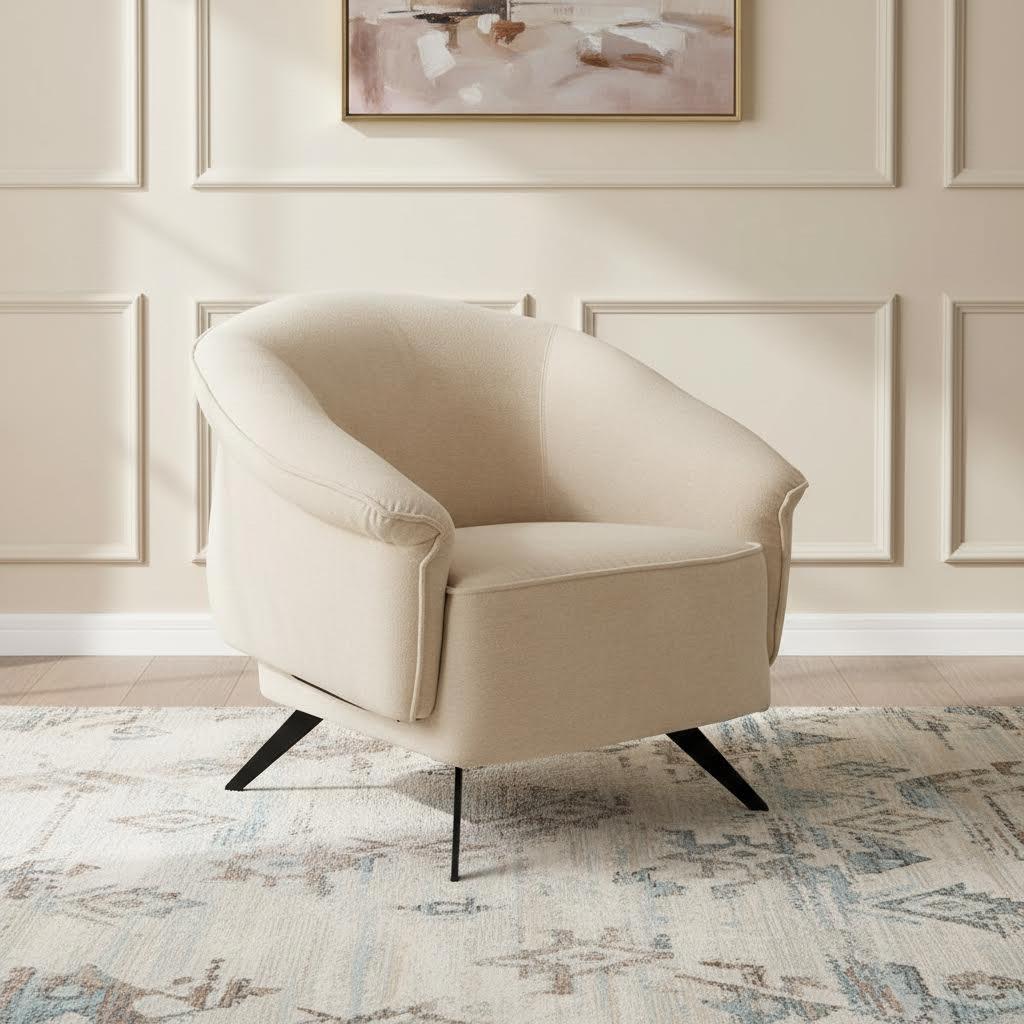 Arizona 1-Seater Sofa, Beige image 1