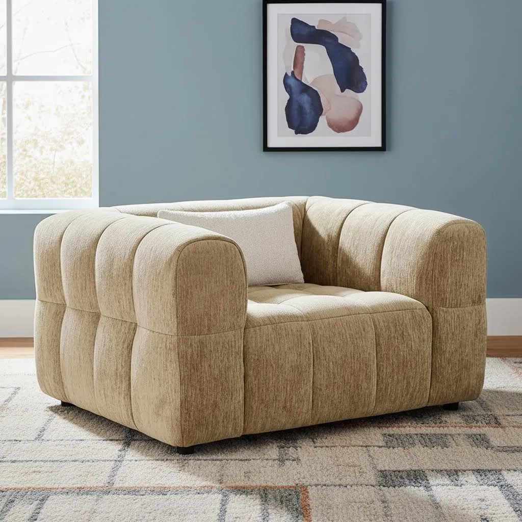 Eger Armchair, Brown image 1