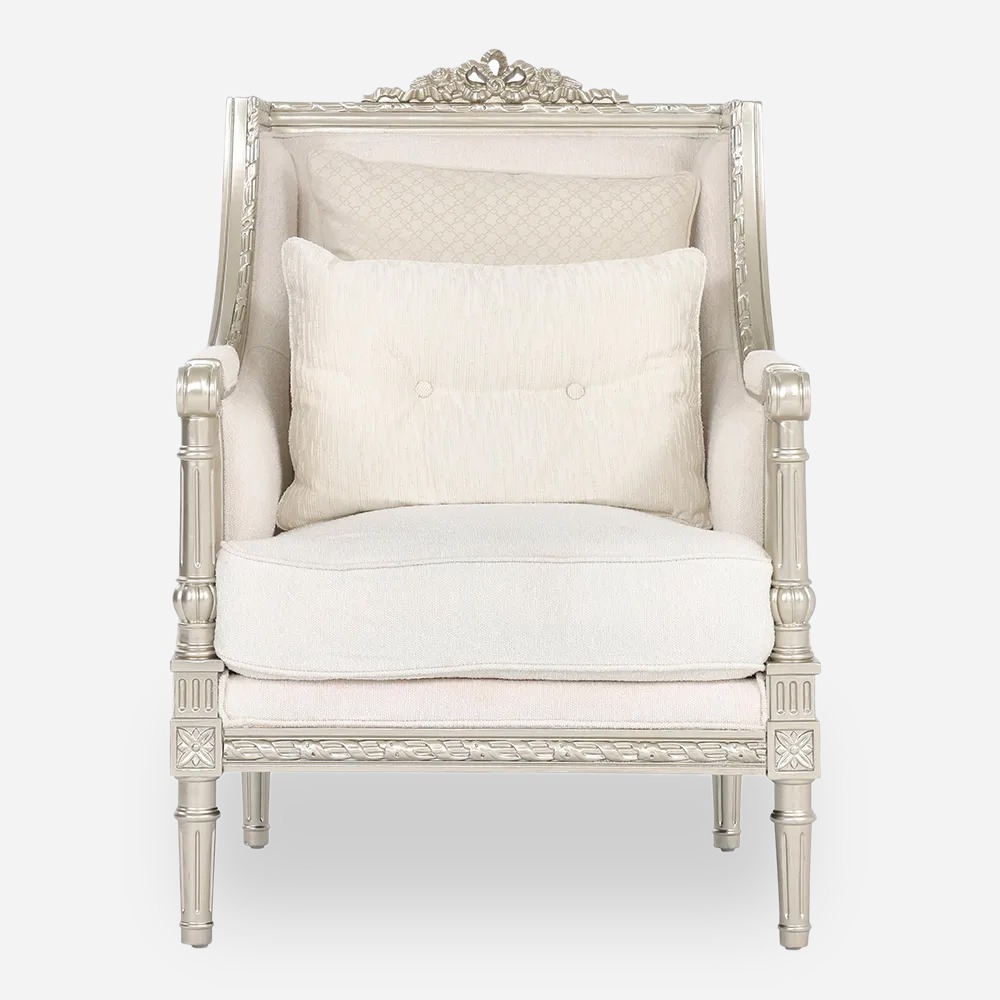 Risha Armchair, Beige thumbnail 2