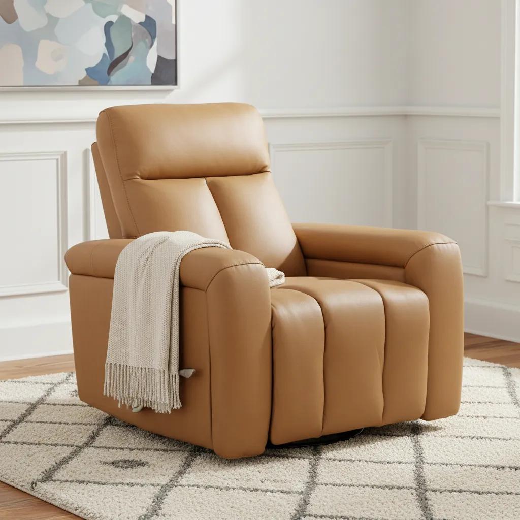 Den Leather Manual Recliner thumbnail 2
