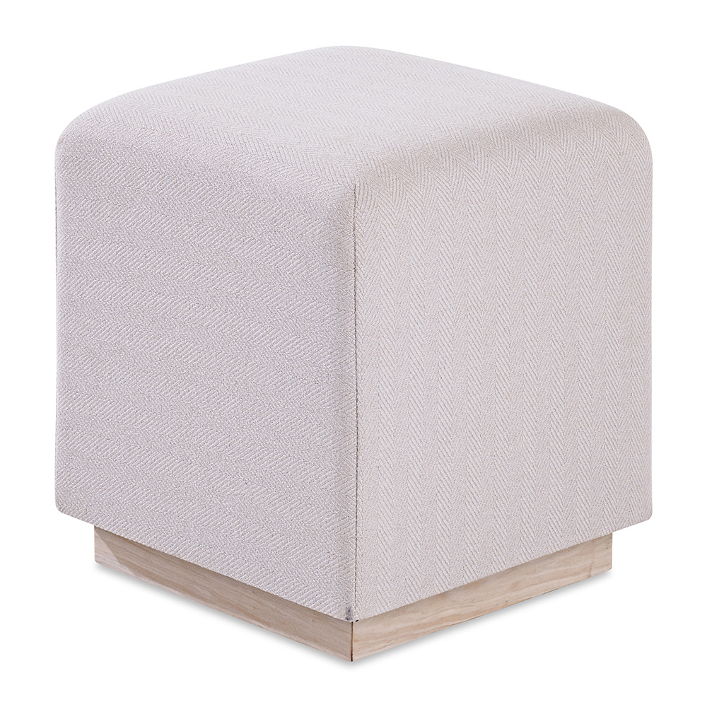 Enzo Stool, Beige & White thumbnail 2