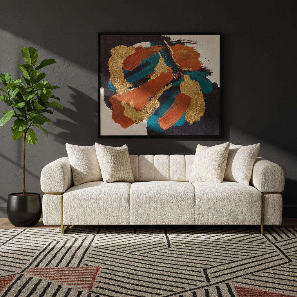 Lily 3-Seater Sofa, Cream thumbnail 2