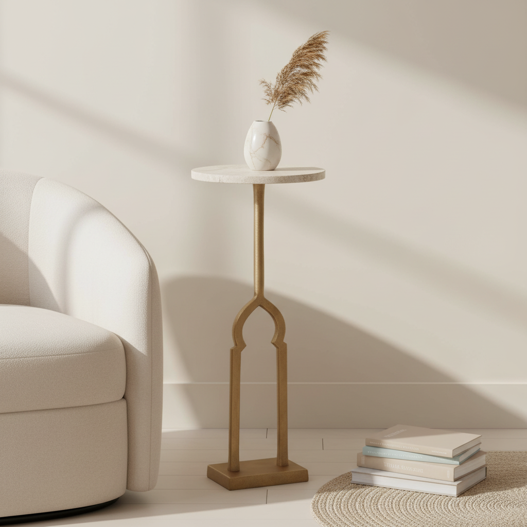 Jodi Accent Table, Gold thumbnail 2