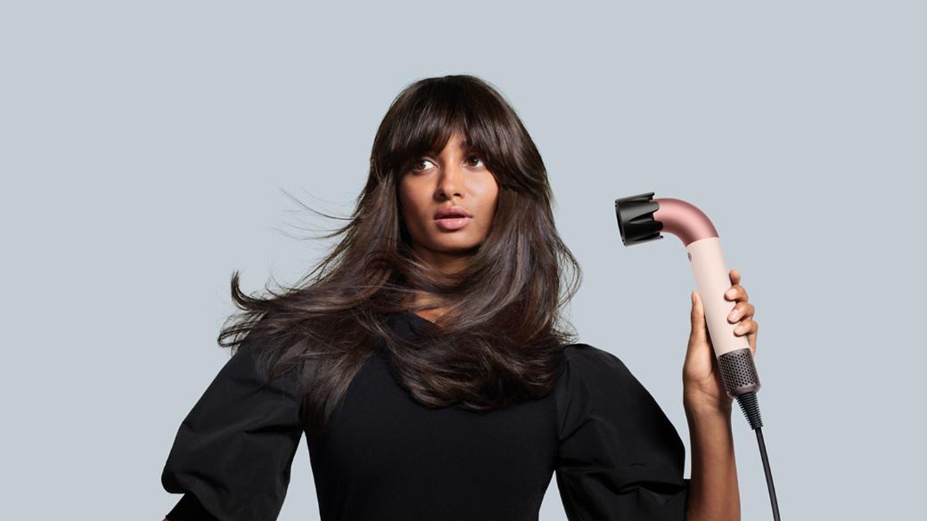 Supersonic r™ hair dryer - Curly+Coily (Ceramic Pink/Rose Gold) thumbnail 2