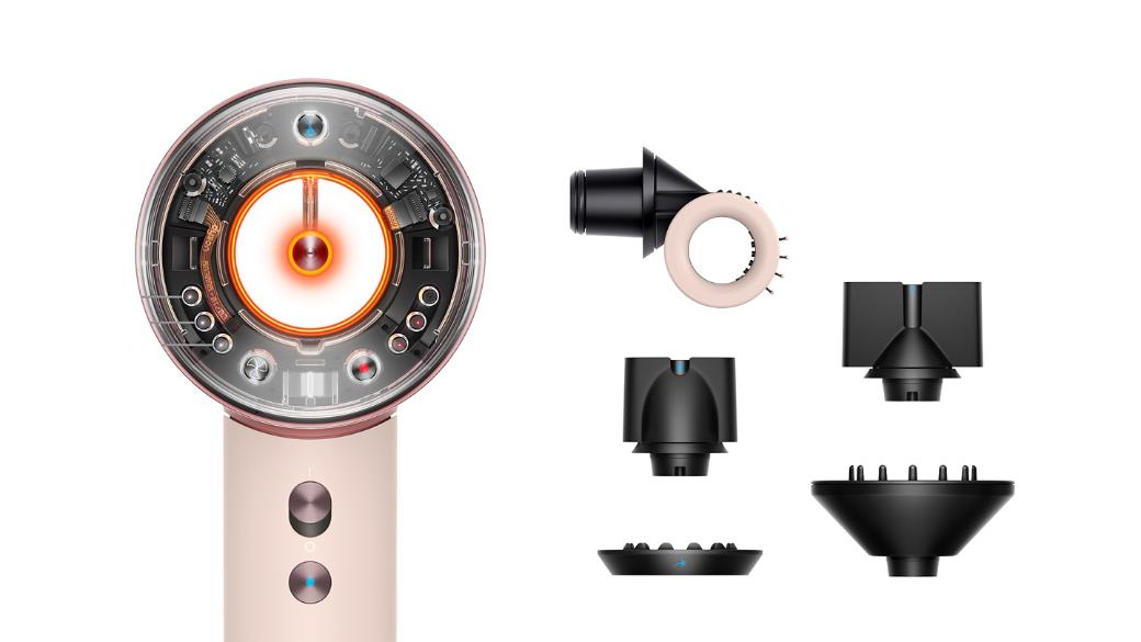 Supersonic Nural™ hair dryer - Straight+Wavy (Ceramic Pink/Rose Gold) thumbnail 4