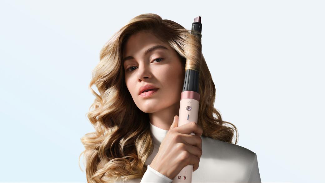 Airwrap Co-anda2x™ multi-styler and dryer Straight+Wavy (Jasper plum) thumbnail 2