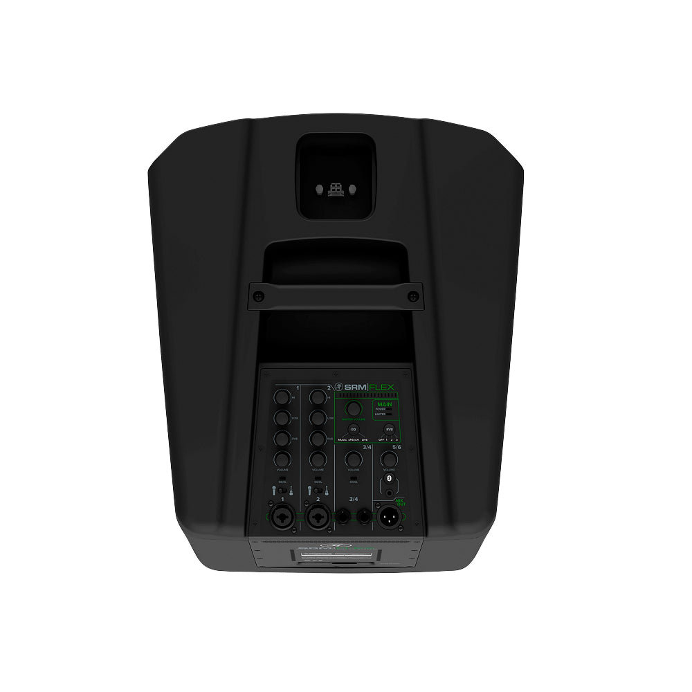 Mackie SRM-FLEX 1,300-watt Column PA System with 10" Subwoofer, 6 x 2" Line Array, 6-channel Mixer, Bluetooth Streaming, App Control, and Onboard Reverb thumbnail 2
