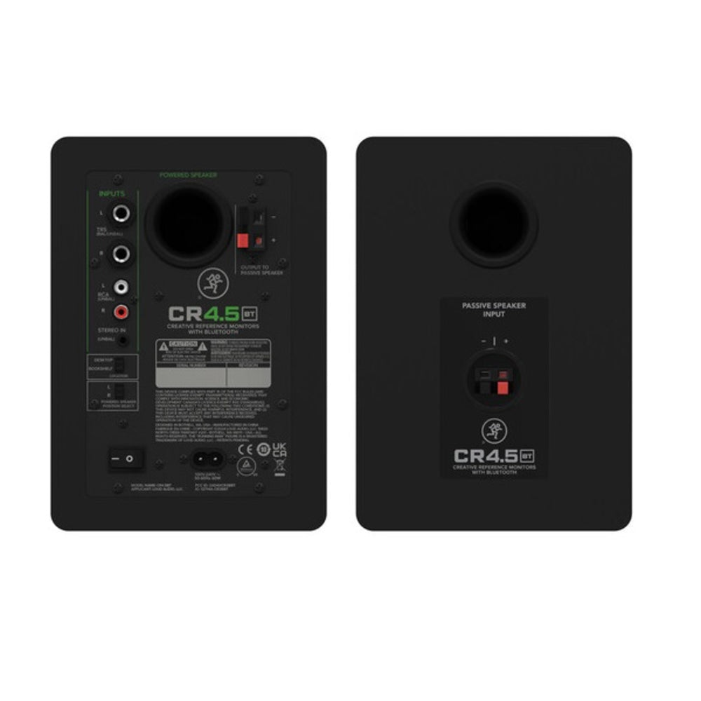 Mackie CR4.5BT Creative Reference Powered 4.5" 50 Watts Studio Monitors with Bluetooth (Pair, Black) thumbnail 2