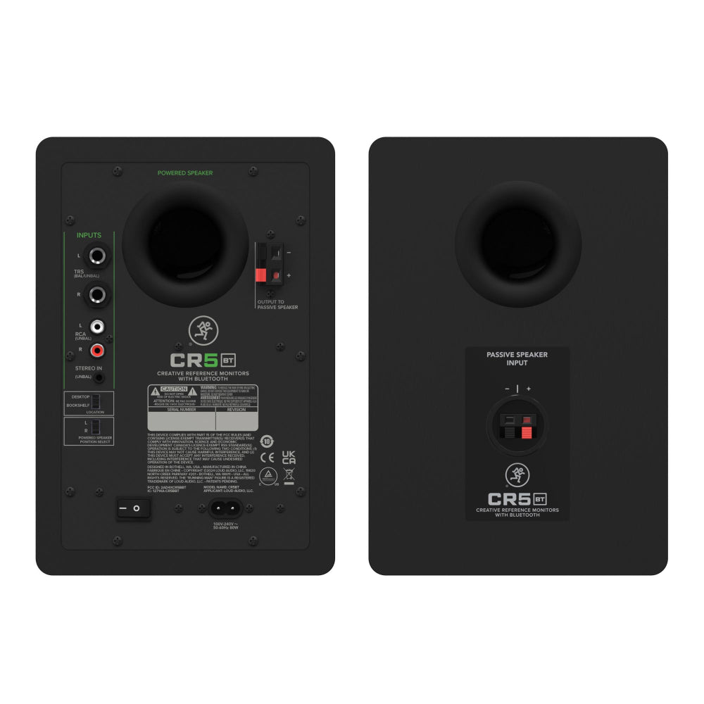 Mackie CR5.25BT 5.25-inch 80 Watts Powered Studio Monitors and Bluetooth Connectivity (Pair) thumbnail 2