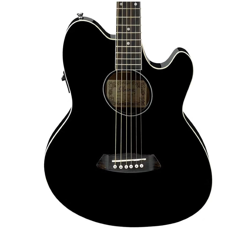 Ibanez TCY10E - BK 39" Inch Talman Double Cutaway body Acoustic-Electric Guitar - Black thumbnail 2