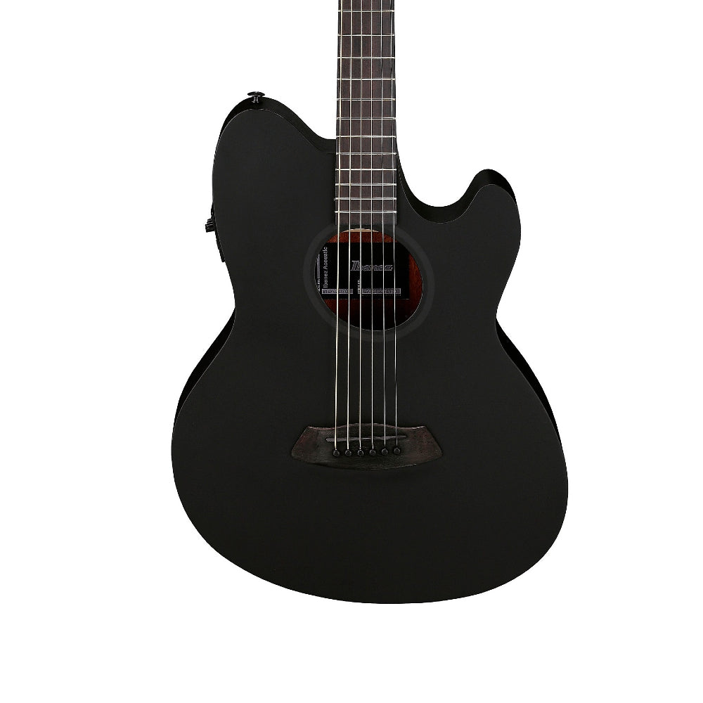 Ibanez TCY621 - BOT 39" Inch Talman Double Cutaway body Acoustic-Electric Guitar - Blackout thumbnail 2