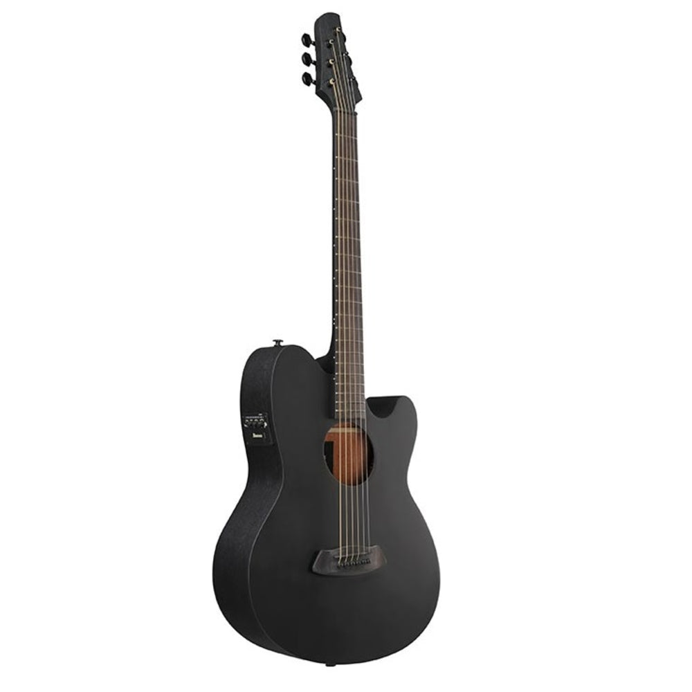 Ibanez TCY621 - BOT 39" Inch Talman Double Cutaway body Acoustic-Electric Guitar - Blackout thumbnail 3