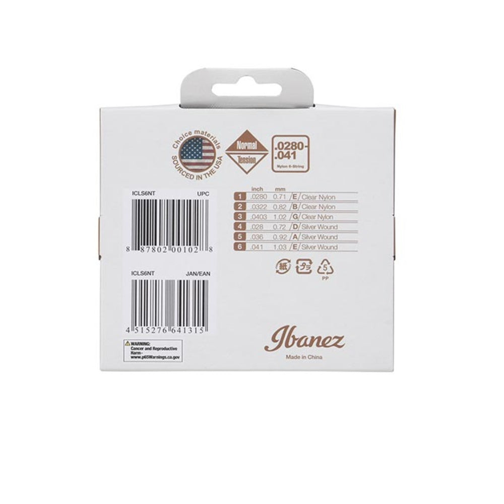Ibanez ICLS6NT Classical Guitar Strings Normal Tension thumbnail 2