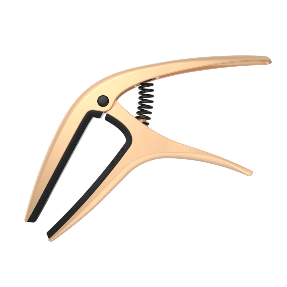 Ernie Ball 9606 Gold Satin Axis Capo Electric and acoustic guitars thumbnail 2