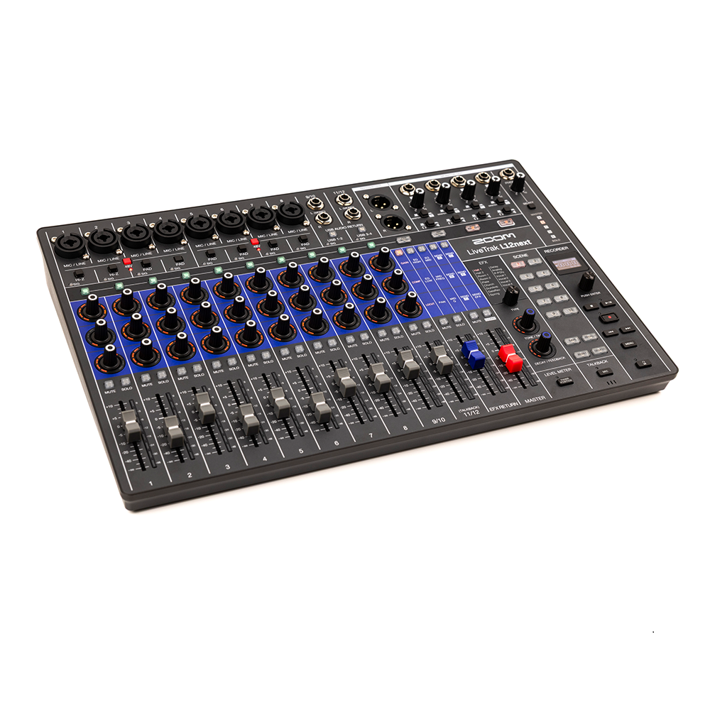 Zoom LiveTrak L12next 12-Channel Digital Mixer and Multitrack Recorder thumbnail 2