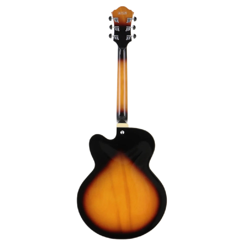 Ibanez AF75 BS Artcore Hollowbody Electro Acoustic guitar Archtop Cutaway - Brown Sunburst thumbnail 2