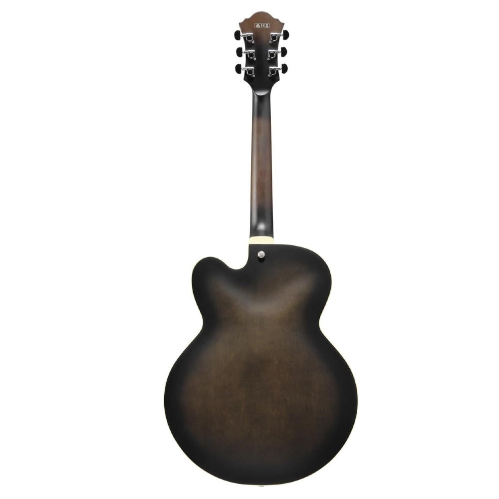 Ibanez AF55 TKF Artcore Hollowbody Electro Acoustic guitar Archtop Cutaway - Transparent Black Flat thumbnail 2