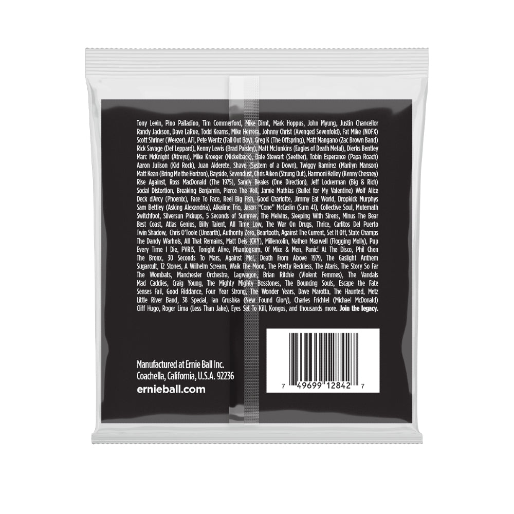 Ernie Ball 2842 Regular Slinky Stainless Steel 4 String Bass Guitar Strings - Gauge 50-105 thumbnail 2