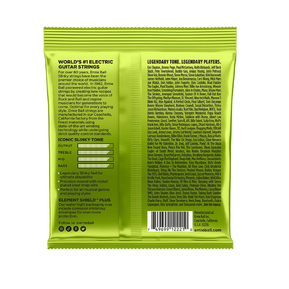 Ernie Ball 2221 Regular Slinky Nickel Wound Electric Guitar Strings - Gauge 10-46 thumbnail 2