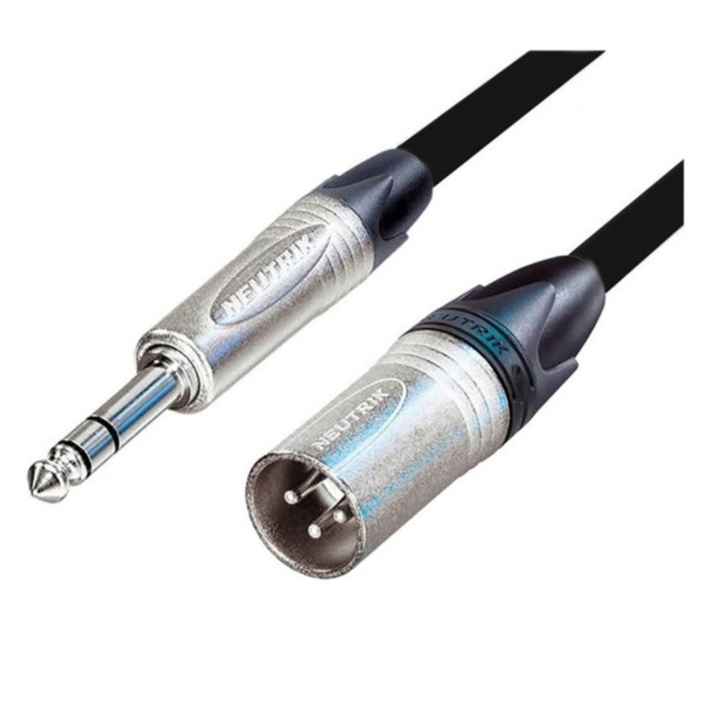 Cordial CMK22XLRMTRS|1M 1 Meter Balance Microphone Cable With Neutrik XLR Male - Neutrik TRS Jack image 1