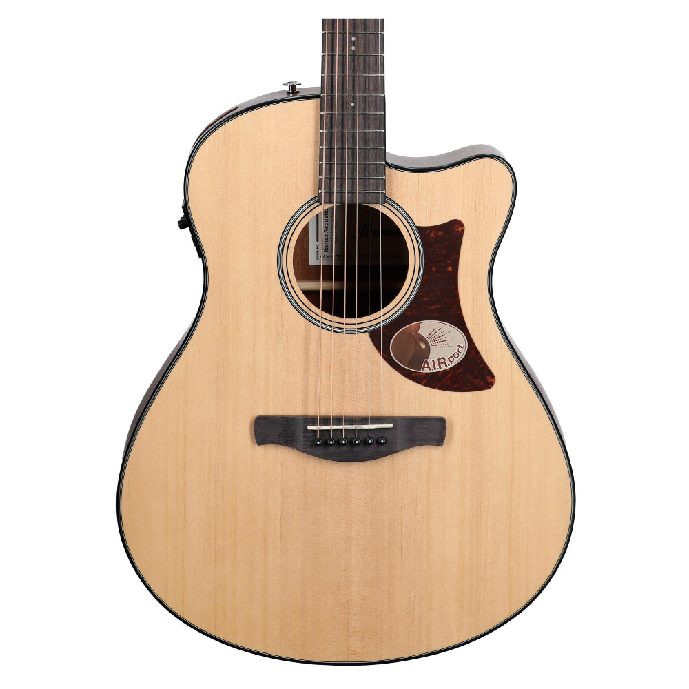 Ibanez AAM50CE-OPN 40.5" Inch Advanced Auditorium with Advanced Access Cutaway body Acoustic-electric Guitar - Open Pore Natural thumbnail 2