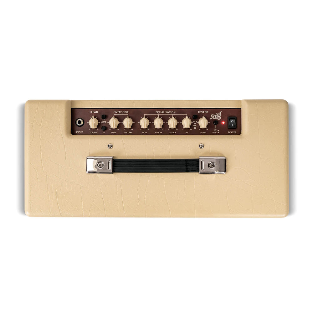 Blackstar Debut 50R 12-inch 50-watt, 1 x 12" Guitar Combo Amplifier Cream Color thumbnail 3