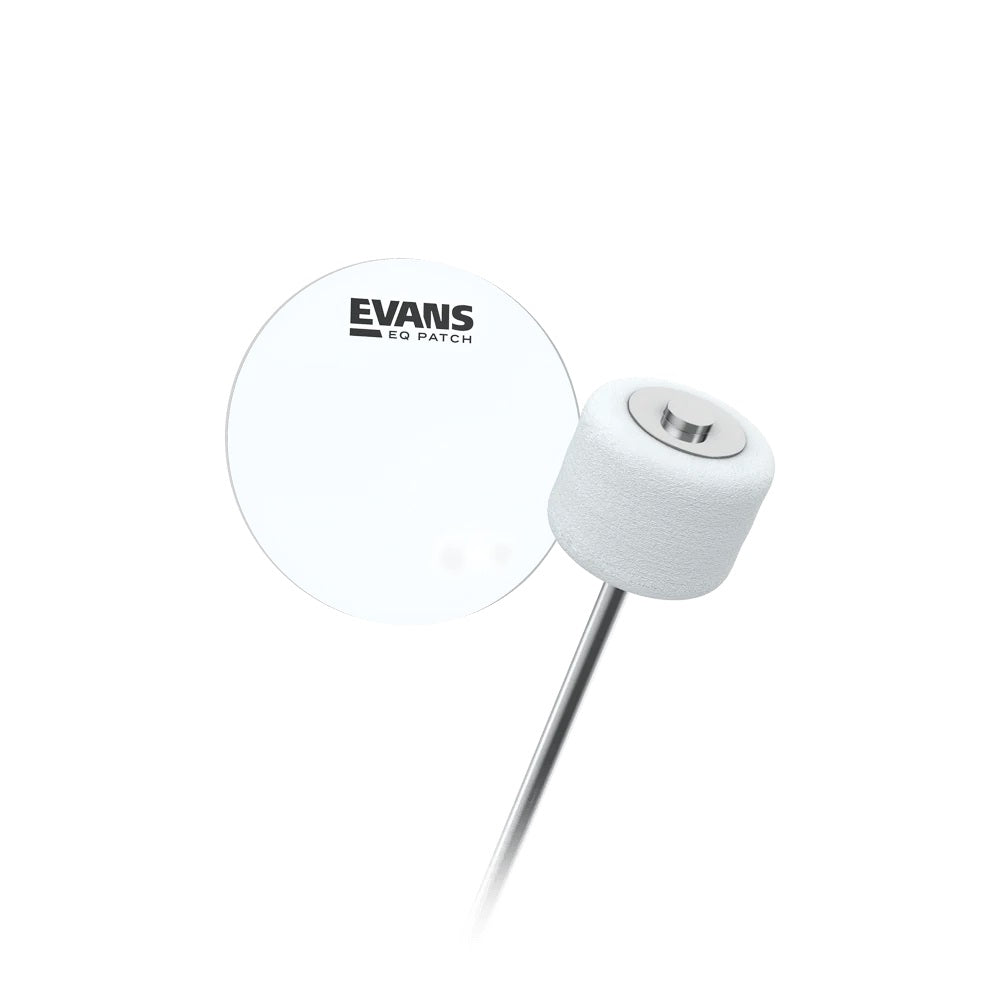 Evans EQPC1 EQ clear non-slip plastic bass drum patch for Single-pedals thumbnail 2
