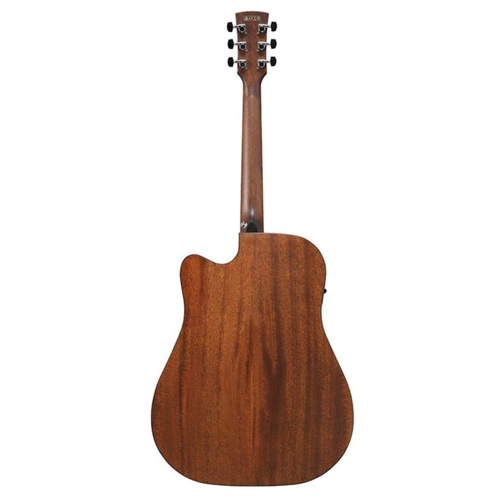 Ibanez Artwood AW65ECE-LG 41" Inch Cutaway Dreadnought body Acoustic-Electric Guitar - Natural Low Gloss thumbnail 2