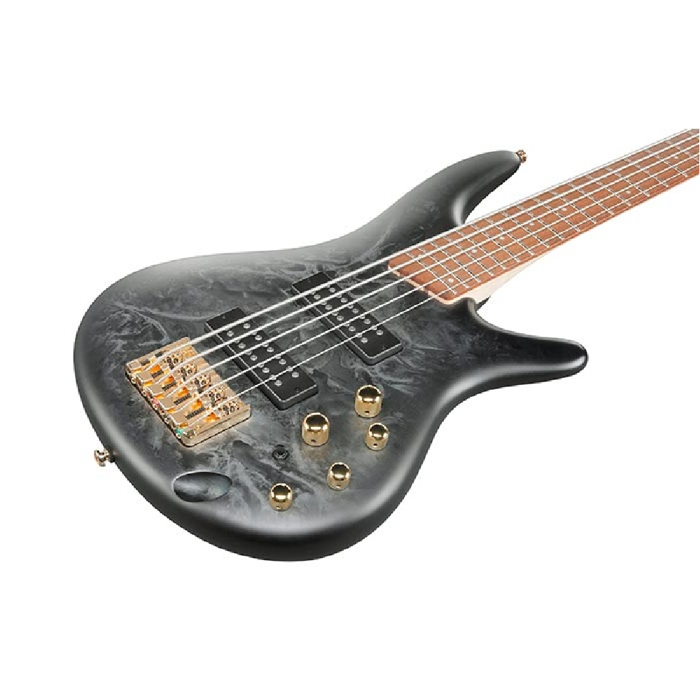Ibanez SR305EDX-BZM 5-String Electric Bass Guitar - Black Ice Frozen Matte thumbnail 2