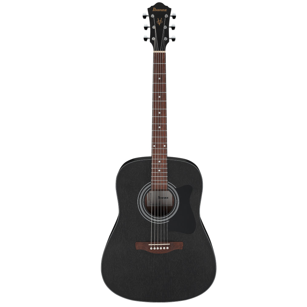 Ibanez V54NJP-WK Jampack Series 41" Inch Dreadnought body Acoustic Guitar Package - Weathered Black Open Pore thumbnail 2
