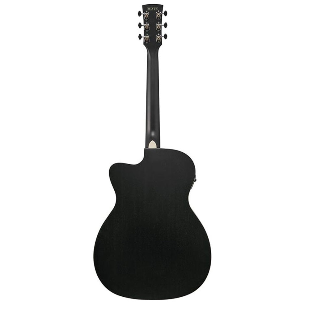 Ibanez PC14MHCE WK 40" Inch Cutaway Grand Concert body Acoustic-Electric Guitar - Weathered Black Open Pore thumbnail 4