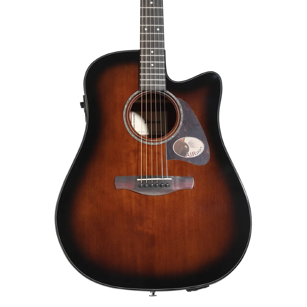 Ibanez Advanced Acoustic AAD51CE - DVS 41.5" Inch Grand Dreadnought with Advanced Access Cutaway body Acoustic-electric Guitar - Dark Violin Sunburst thumbnail 2