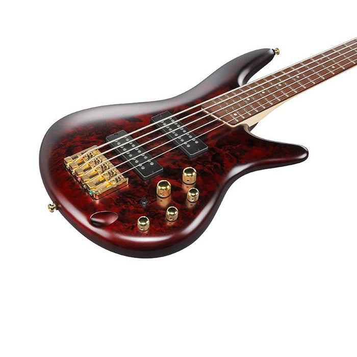 Ibanez SR305EDX-WZM 5-String Electric Bass Guitar, Wine Red Frozen Matte thumbnail 2