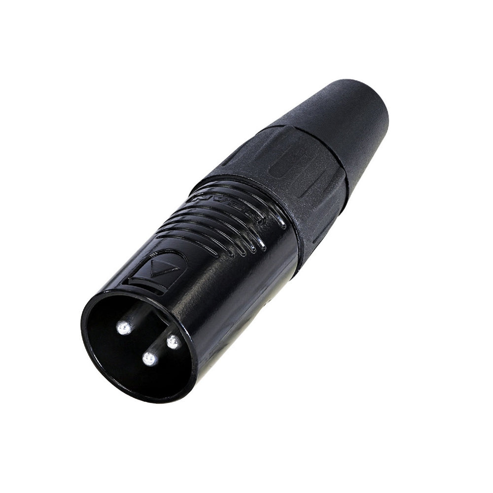 REAN RC3M-BAG-D 3 pole Male XLR cable connector image 1