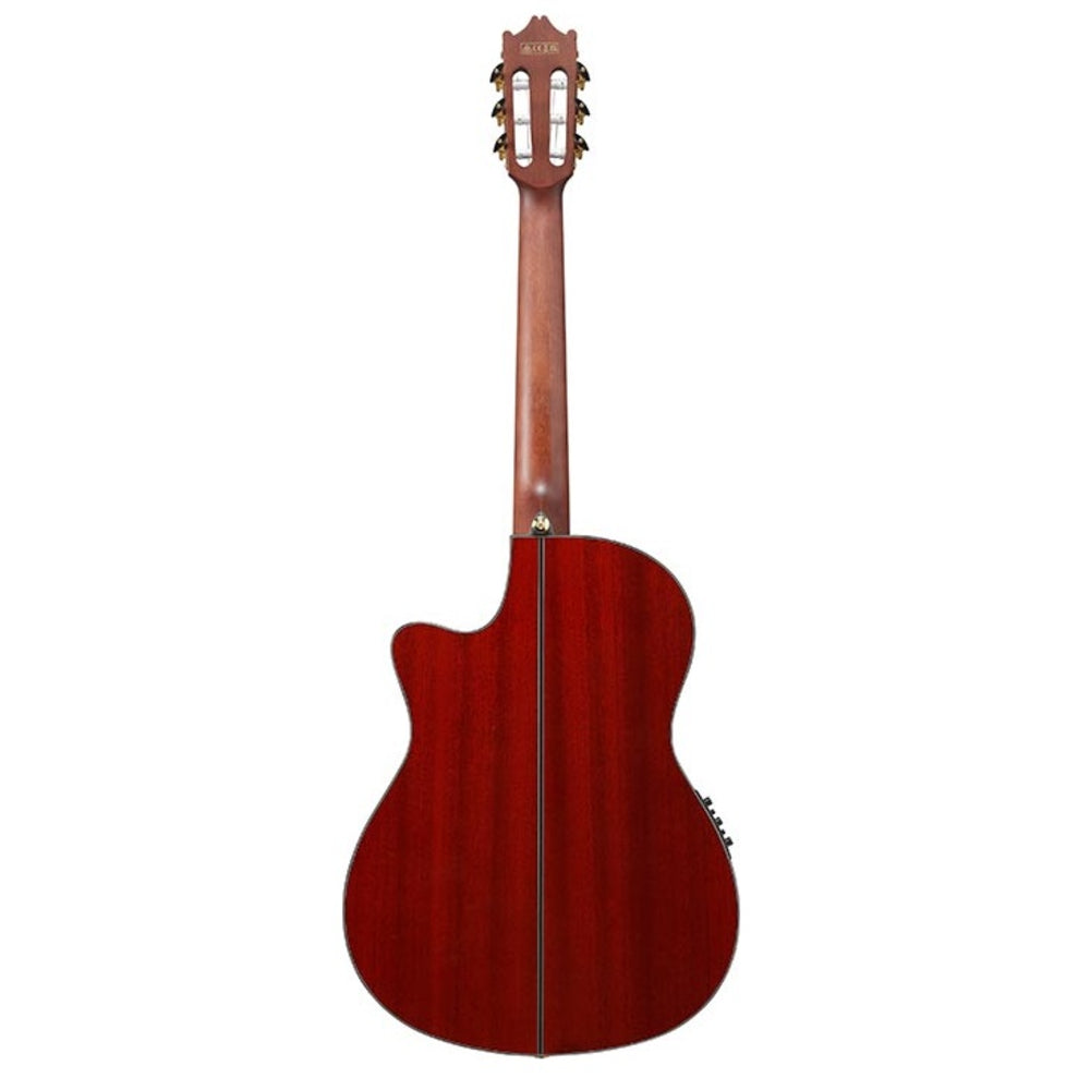 Ibanez GA35TCE-SRR thinline Full Size 40.5" Inch Classical Electro Acoustic Guitar - Sapphire Red High Gloss thumbnail 2