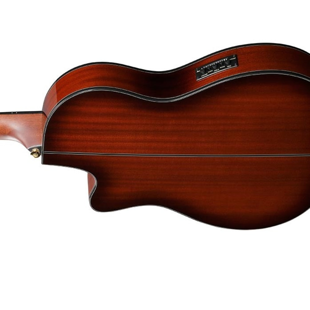 Ibanez GA35TCE-SRR thinline Full Size 40.5" Inch Classical Electro Acoustic Guitar - Sapphire Red High Gloss thumbnail 3