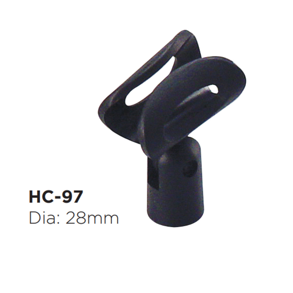 Maxtone HC -97 5/8" - 27 Brass Thread Universal Wireless Microphone Holder image 1