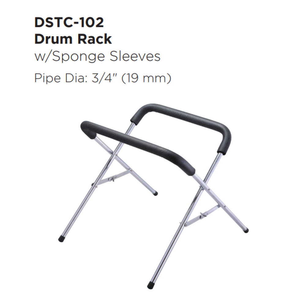 Maxtone DSTC-102 Drum Rack w/Sponge Sleeves image 1