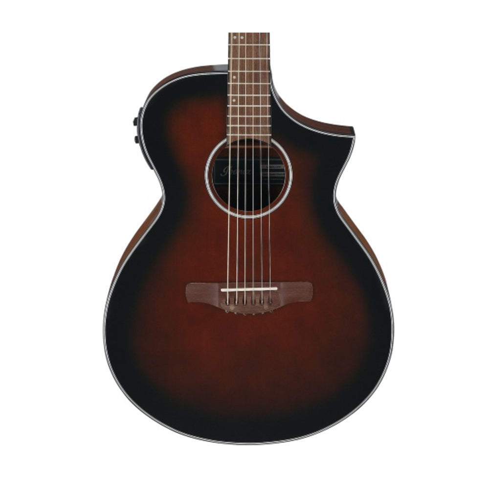 Ibanez AEWC11-DVS - 40" Inch AEWC body Acoustic-Electric Guitar - Dark Violin Sunburst High Gloss thumbnail 2